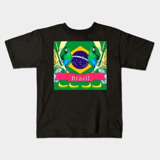 Nation Brazil the Republic of Christ the Redeemer Rio de Janeiro Kids T-Shirt